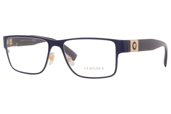 【VERSACE】サイドグレカ メガネ 国内発送 関税・送料込み＊VERSACE＊サイド ロゴ フレーム メガネ